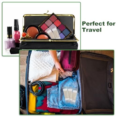 Travel Size Cotton Swabs - 500 Double Tipped Wood Sticks