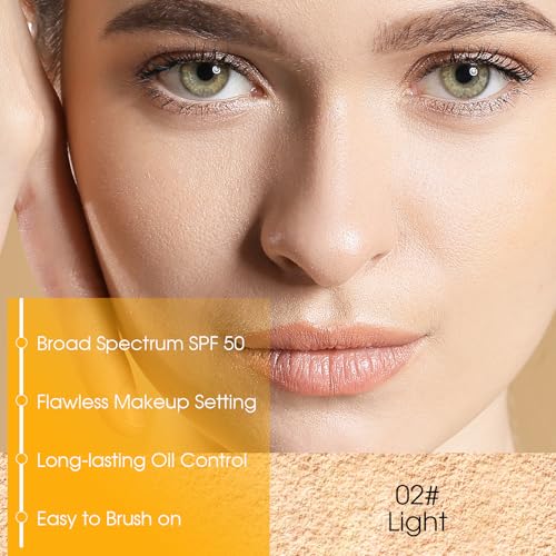Mineral SPF 50 Setting Powder Sunscreen Brush | Face & Scalp