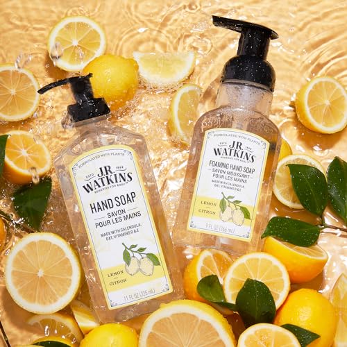 J.R. Watkins Lemon Scent Gel Hand Soap - 3 Pack, 11 Fl Oz