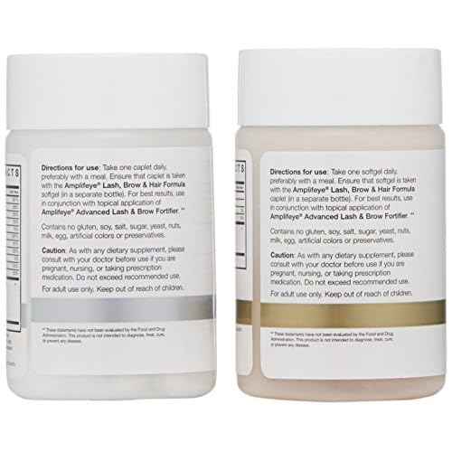 Xtreme Lashes Amplifeye Lash, Brow & Hair Formula Supplements | Contains Vitamins, Minerals, & Botanicals | Pack of 2, 30 Day Supply