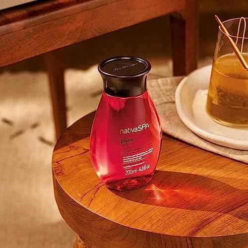 Nativa SPA by O Boticario Plum Body Oil, Enriched with Purified Quinoa Drops to Boost Hydration, 6.8 Ounce