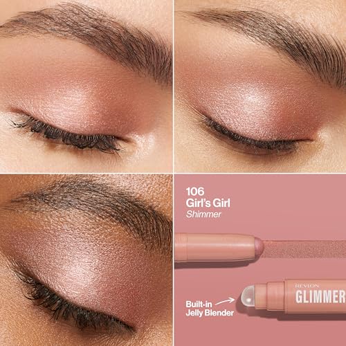 Revlon Glimmer Shadow Multi-Stick 106 Girl's Girl 0.06oz Eyeshadow & Highlighter