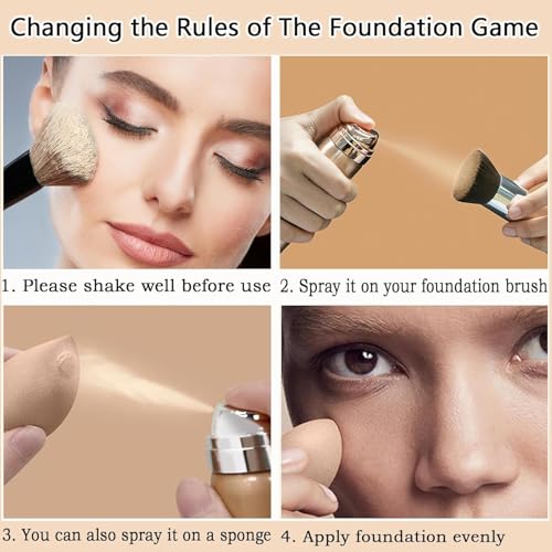 Airbrush Foundation Spray SPF 35 - Full Coverage Makeup