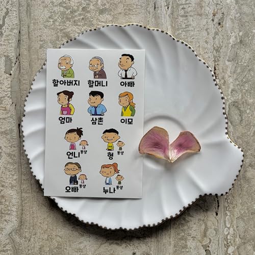 Korean Learning Temporary Tattoos for Kids