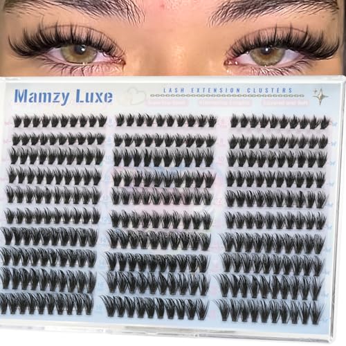 Manga Lash Clusters 8-16MM D-Curl 300Pcs Wispy Eyelash Extensions