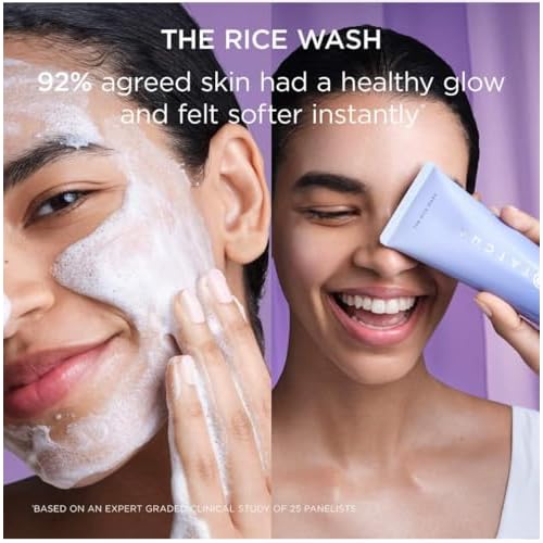 TATCHA The Rice Wash, Jumbo | Soft Cream Facial Cleanser - Wash Away Buildup Without Stripping Skin For A Soft, Luminous Complexion | 240 ml / 8.1 fl. oz.