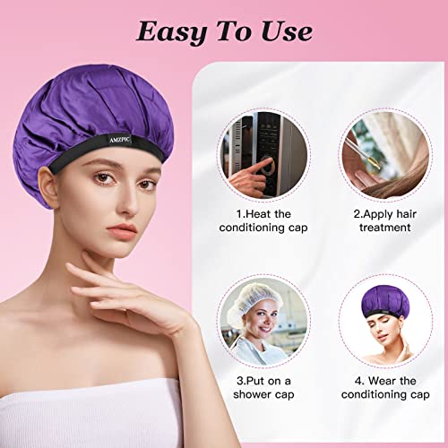 Cordless Microwavable Heat Cap for Deep Hair Conditioning