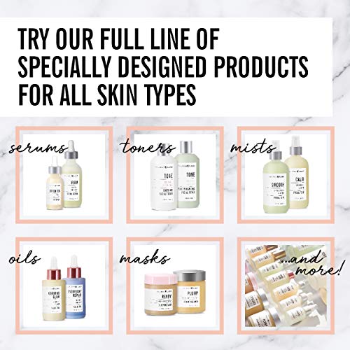 Valjean Labs Soothing Facial Toner | Rose Petal + Glycolic Acid | Helps Calm Irritation, Brighten and Exfoliate Skin | Cruelty Free, Paraben Free, Made in The USA (8 oz)