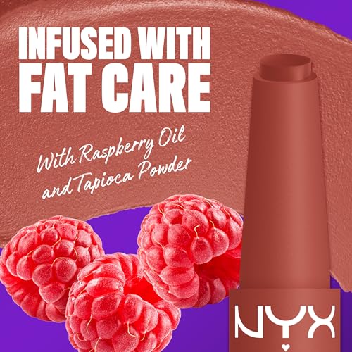 NYX Fat Matte Lipstick - Rose Robe (Rose Nude)