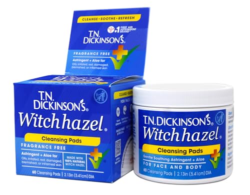 T.N. Dickinson's Witch Hazel Cleansing Pads - 60 Count