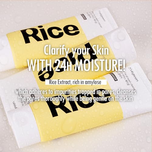 VEGREEN Rice Bran Facial Cleanser: Gentle Low pH Face Wash for Sensitive Skin - Hydrating & Brightening Korean Gel Cleanser, Fragrance-Free, Vegan Formula, 150ml (5.07 fl.oz)