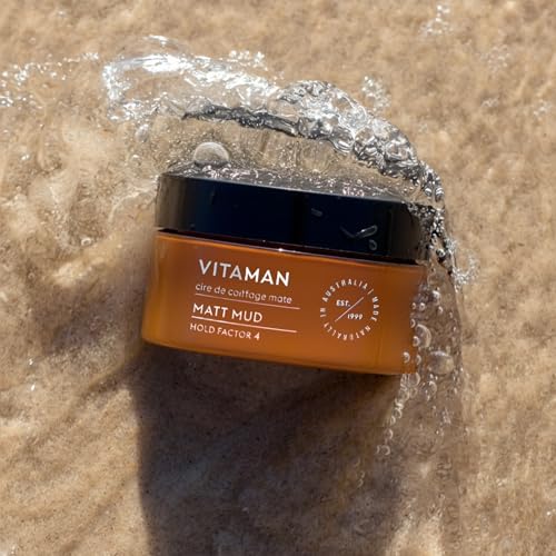 VITAMAN Matt Mud - Strong Hold Matte Hair Styling Paste