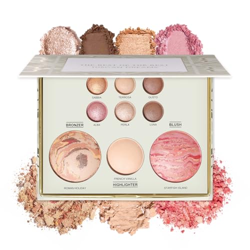 All-in-One Baked Makeup Palette – 6 Eyeshadows, Blush, Bronzer & Highlighter