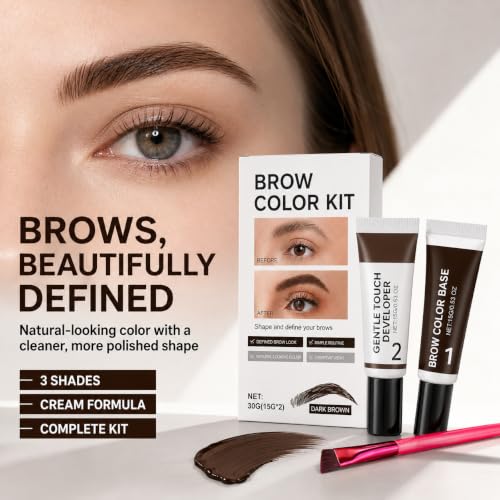 JARDIN 2-in-1 Brow Color Kit - Light Brown | 30g Value Set