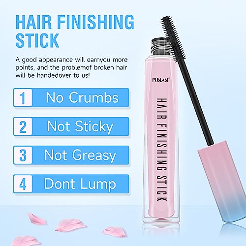 Hair Finishing Stick for Flyaways - Tame Frizz & Smooth Broken Hairs (3 Pack)