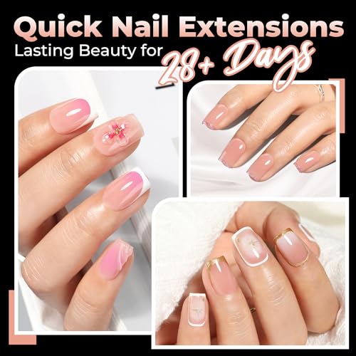 UNA GELLA C-XS Extra Short Square Full-Cover Nail Tips 120Pcs