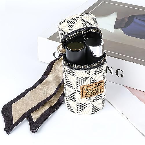 Adorila Lipstick Case Keychain with Scarf Charm