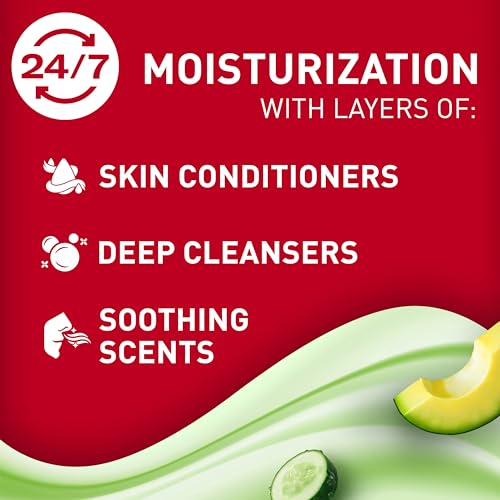 Old Spice Super Hydration Body Wash GentleMan¡¯s Blend Cucumber + Avocado Oil for Deep Cleaning and 24/7 Renewing Moisture // Comfort dry skin even after rinsing, 20 oz (Pack of 4)
