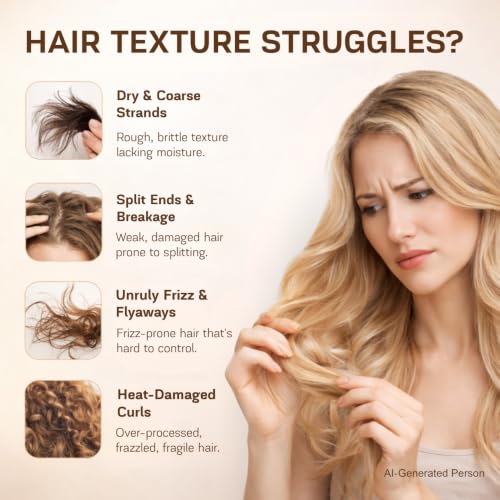 Argan Oil Hair Treatment for Frizz Control & Smoothing