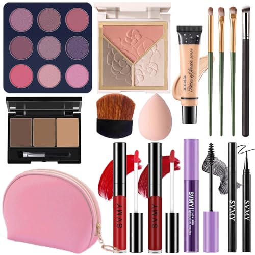 Makeup Set for Women & Teens - 15 Piece Face & Eye Kit