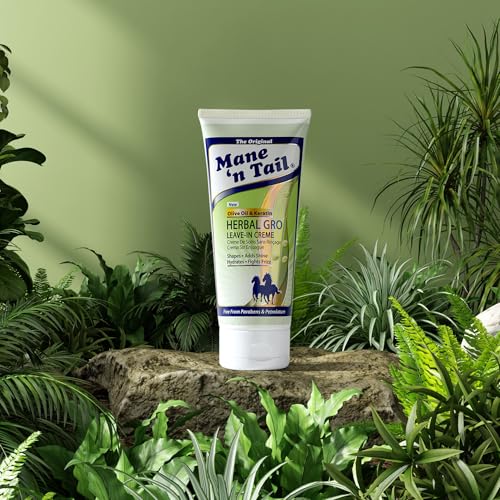 Mane 'n Tail Herbal Gro Leave-In Cream - Maximum Volume & Shine 5.5 oz