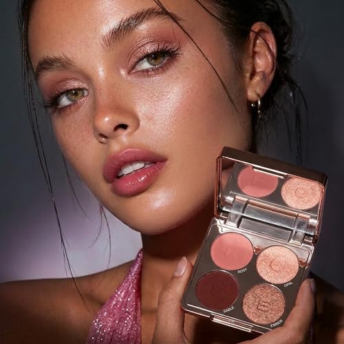 Absolute New York Bouncy Eyeshadow Quad in Rose