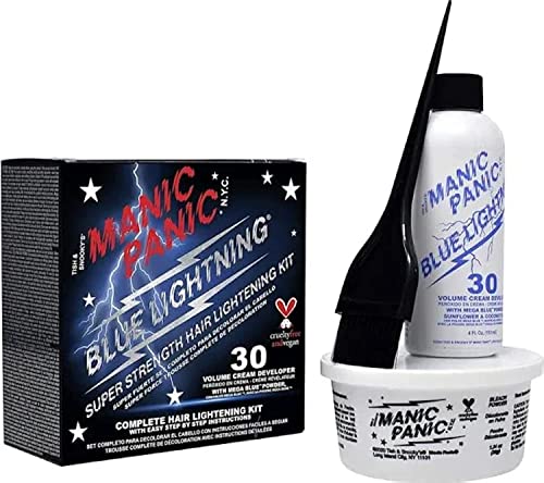 Manic Panic Blue Lightning Hair Bleach Kit - 30 Volume Developer