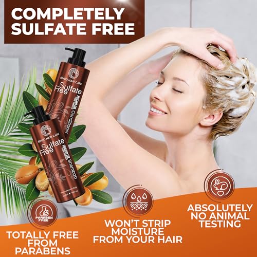 Moroccan Argan Oil Shampoo & Conditioner Set - Sulfate Free