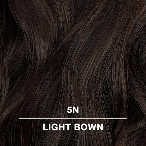 COLORCHARM Light Brown Permanent Cream Hair Dye 5N | Gray Coverage & Nourishing Formula