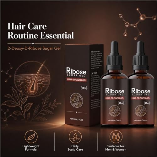 2-Deoxy-D-Ribose Hair Growth Serum for Thicker Hair - 60ml