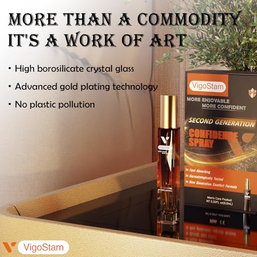 Ultimate Confidence for Men | VigoStam Delay Spray with Upgraded Formula for Enhanced Comfort & Control, 10ml