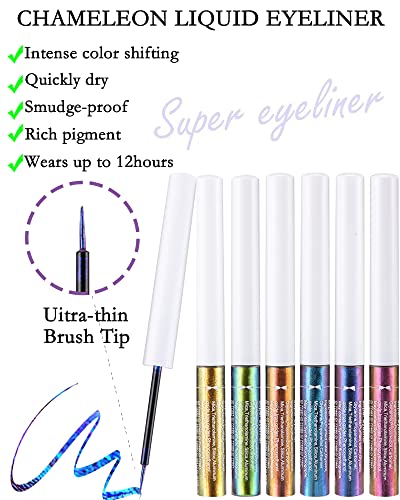 Chameleon Glitter Eyeliner Liquid - Multichrome Gold Metallic