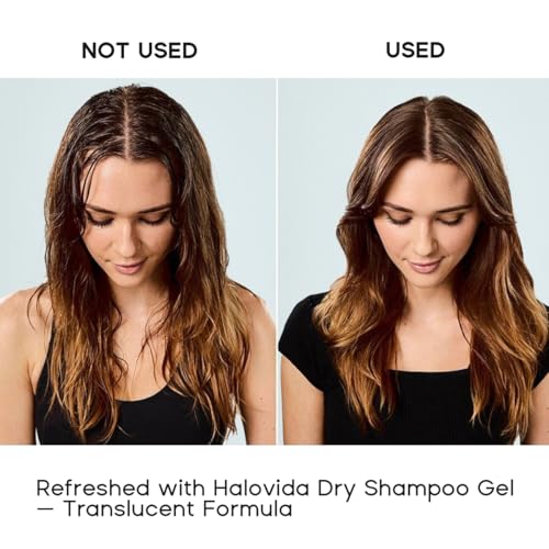 HALOVIDA Leave-In Dry Shampoo Gel, Oil Control & Refresh