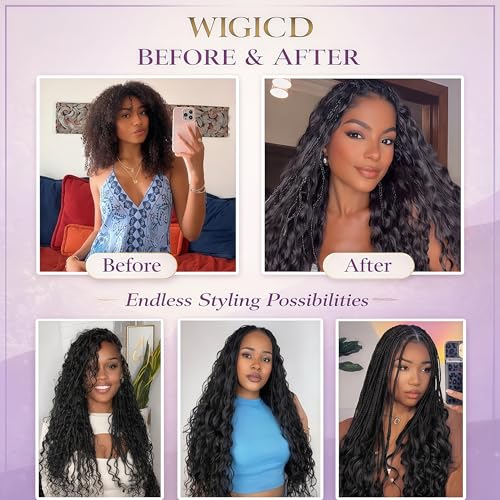 Boho Braiding Hair 20 Inch Deep Wave 2 Pack