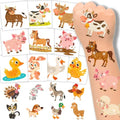 Winthrop 120 Pc Glitter Farm Animals Temporary Tattoos Kids