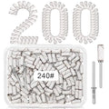 240 Grit Mini Sanding Bands for Nail Drill - 200 Pcs, Extra Fine