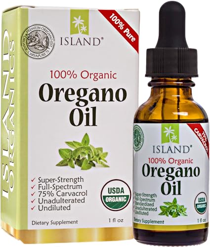 Island Nutrition Oregano Oil Drops 1oz - 75% Carvacrol