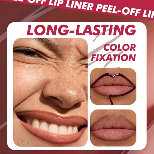 Matte Peel Off Lip Stain - 2 Pack Waterproof Lip Tint