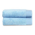 TowelSelections Organic Cotton Luxury Towels, Soft Absorbent 100% Organic Turkish Cotton, Cool Blue, 2 Bath Towels