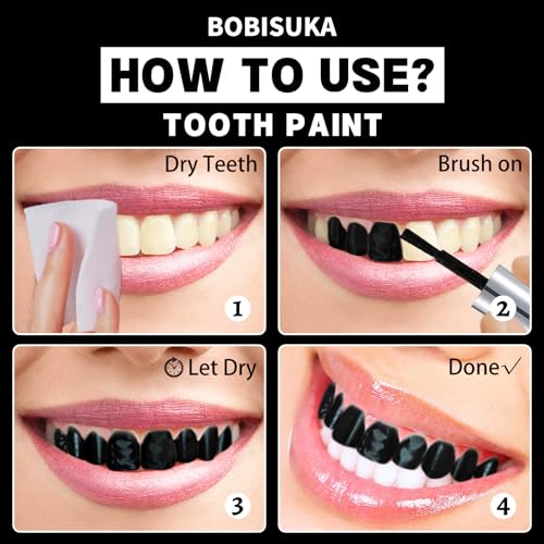 Black Tooth Paint for Cosplay & Halloween Makeup