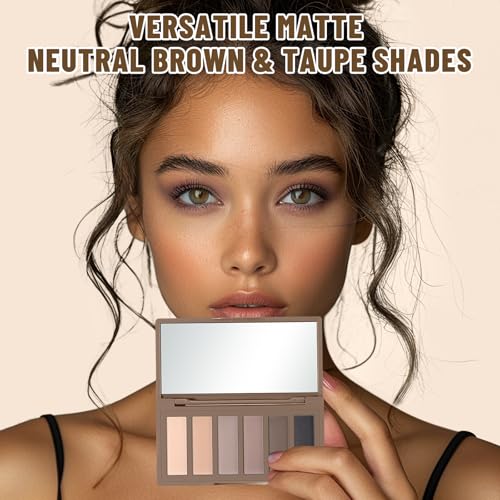 SUSIKEKI 6-Color Mini Eyeshadow Palette with Mirror