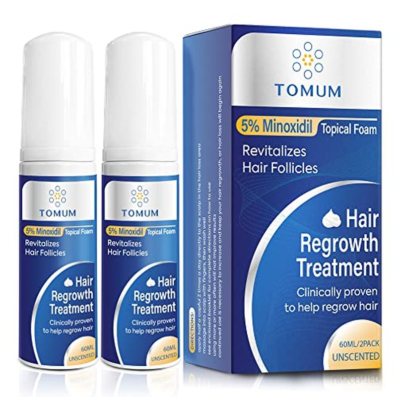 5% Minoxidil Foam for Men & Women Hair Regrowth