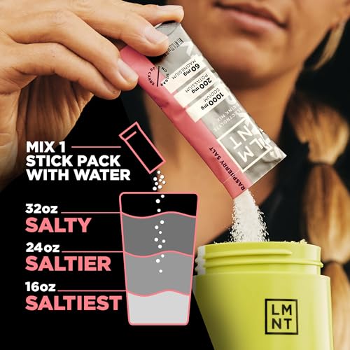 LMNT Zero Sugar Electrolyte Drink Mix Raspberry Salt - 30 Count