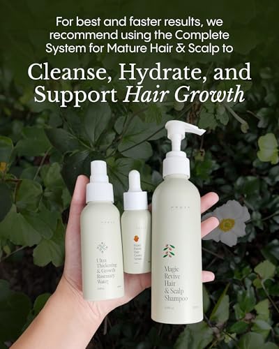 FRØYA Organic Rosemary Hair Mist - Thicken & Revitalize Hair, Hydrating Scalp Spray, 3.3 Fl oz