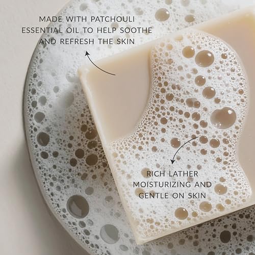 Plantlife Patchouli Bar Soap Pack of 2 - Moisturizing and Soothing Soap for Your Skin - Hand Crafted Using Plant-Based Ingredients - Made in California 4oz Bar