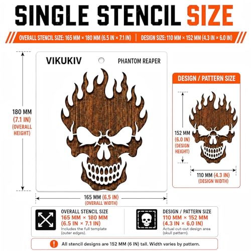 S01 ORIGINS 9-Pack Tactical Stencil Kit | Reusable PET Templates 165x180mm