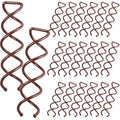 20PCS Spiral Hair Pins for Buns & Updos, Brown