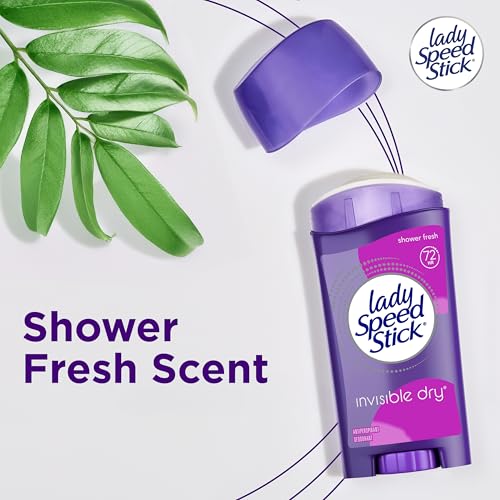 Lady Speed Stick Antiperspirant Deodorant for Women, 72 HR Protection, 4 Pack
