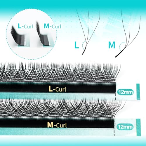 W-Shape Premade Lash Fans 0.07mm L Curl Mix 8-15mm