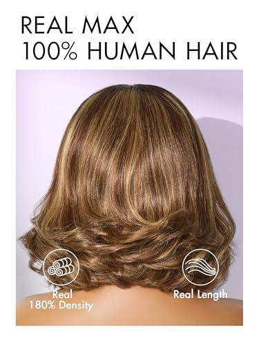 LUVME HAIR 10-Inch Layered Bob Wig - 100% Human Hair, Glueless
